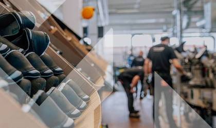 Productie bij EMMA Safety Footwear