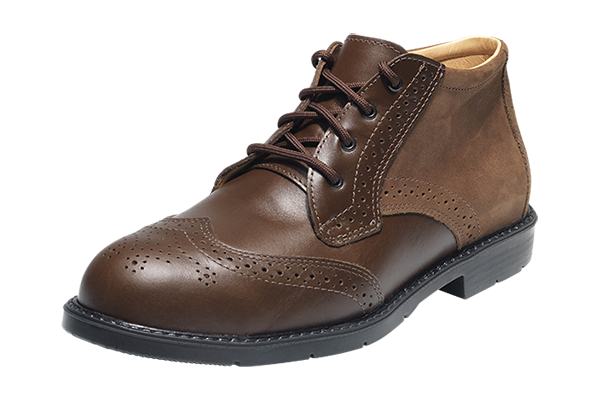 tan brogue safety shoes